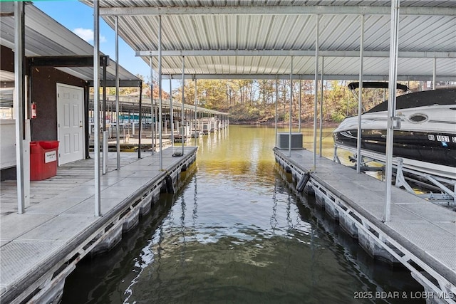 278 Lone Oak Pt Unit 18, Sunrise Beach, MO 65079 - dock area featuring a water view