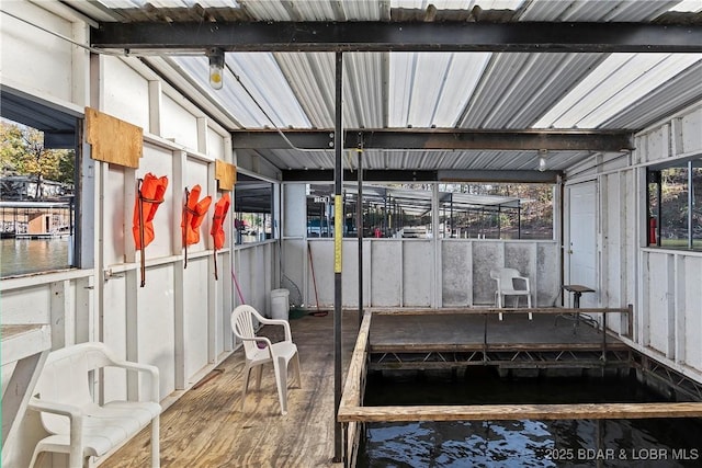 278 Lone Oak Pt Unit 18, Sunrise Beach, MO 65079 - sunroom with a water view