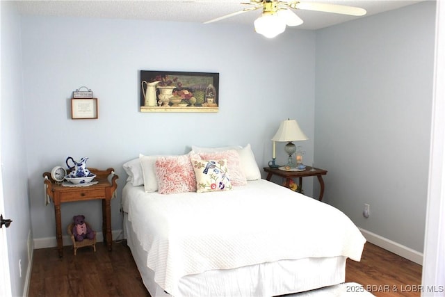 891 Azalea Ct, Osage Beach, MO 65065 - bedroom with wood finished floors and a ceiling fan