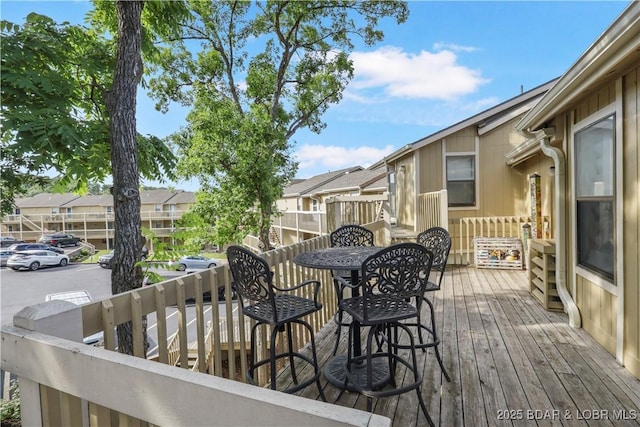 2500 Bay Point Ln Unit 444, Osage Beach, MO 65065 - wooden terrace with a residential view