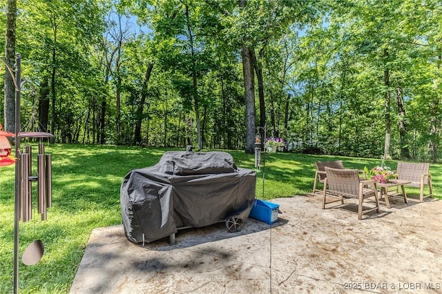 326 Bloomington Dr, Four Seasons, MO 65049 - view of grassy yard featuring a patio