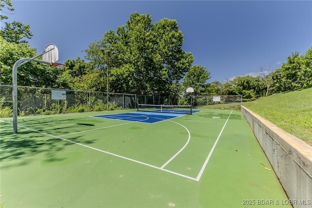 326 Bloomington Dr, Four Seasons, MO 65049 - view of basketball court with community basketball court and a tennis court
