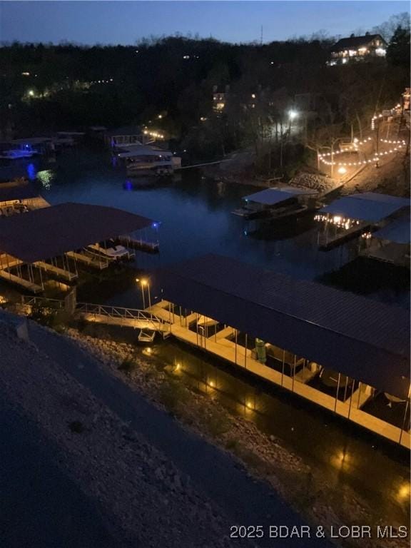 295 Highland Shores Dr Unit 5F, Lake Ozark, MO 65049 - water view with a dock