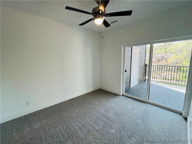 295 Highland Shores Dr Unit 4D, Lake Ozark, MO 65049 - unfurnished room with carpet floors and a ceiling fan