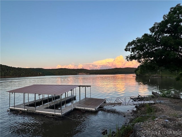 97 Random Rd, Edwards, MO 65326 - dock with a water view