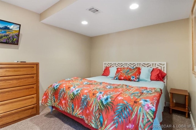 97 Random Rd, Edwards, MO 65326 - carpeted bedroom featuring recessed lighting