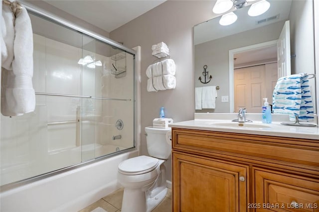 1481 Ledges Dr Unit C24, Osage Beach, MO 65065 - bathroom with tile patterned floors, vanity, and enclosed tub / shower combo