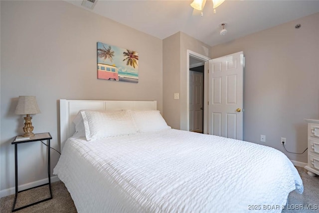 1481 Ledges Dr Unit C24, Osage Beach, MO 65065 - carpeted bedroom featuring baseboards and ceiling fan