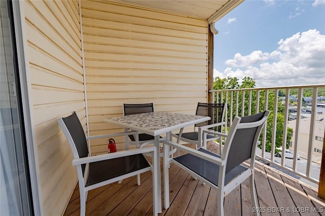 1481 Ledges Dr Unit C24, Osage Beach, MO 65065 - balcony featuring outdoor dining area