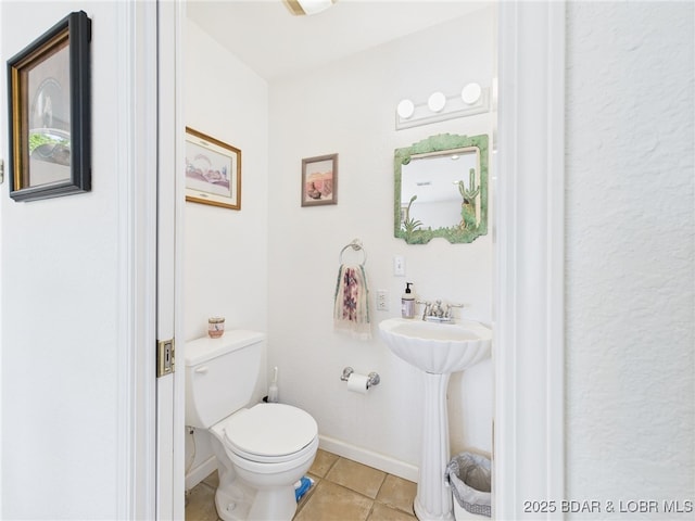 1620 Triple Cove Ln, Climax Springs, MO 65324 - bathroom with toilet and tile patterned floors