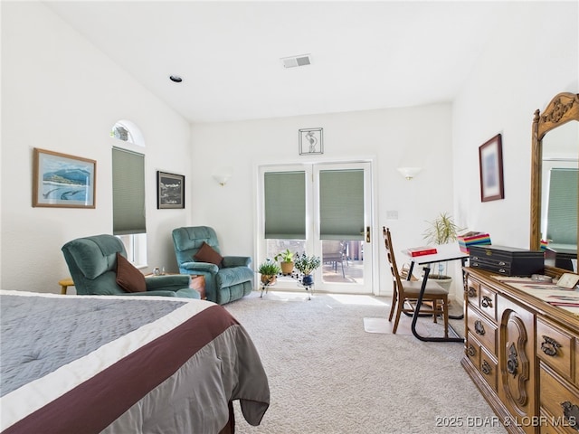 1620 Triple Cove Ln, Climax Springs, MO 65324 - carpeted bedroom with access to exterior