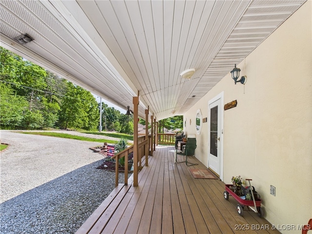 1620 Triple Cove Ln, Climax Springs, MO 65324 - view of wooden porch