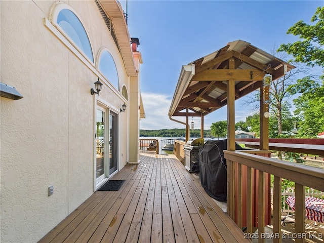 1620 Triple Cove Ln, Climax Springs, MO 65324 - view of wooden terrace