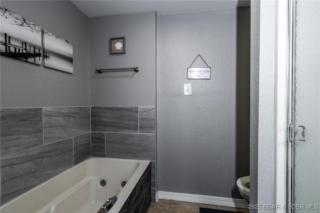 35 Casa Blanca Ct Unit 220-1A, Lake Ozark, MO 65049 - bathroom with a tub with jets and a textured wall