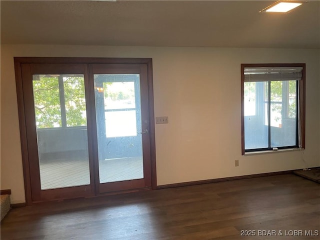 192 Ke Jo Point Rd, Gravois Mills, MO 65037 - entryway featuring healthy amount of natural light and wood finished floors