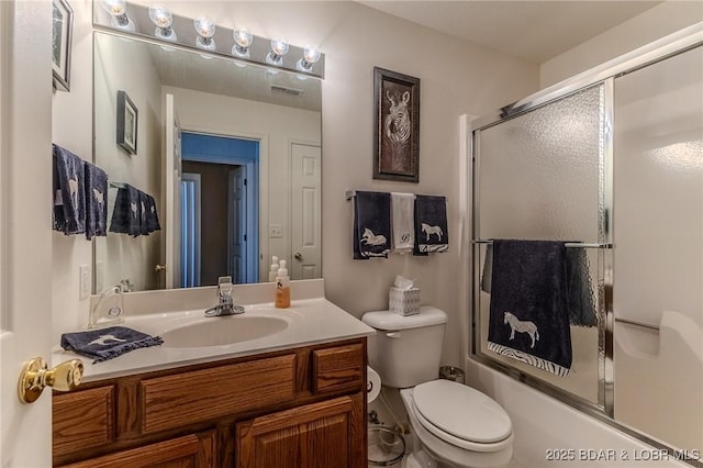 492 Regatta Bay Dr Unit 2D, Lake Ozark, MO 65049 - full bath with vanity and shower / bath combination with glass door