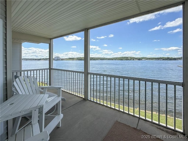 492 Regatta Bay Dr Unit 2D, Lake Ozark, MO 65049 - balcony featuring a water view