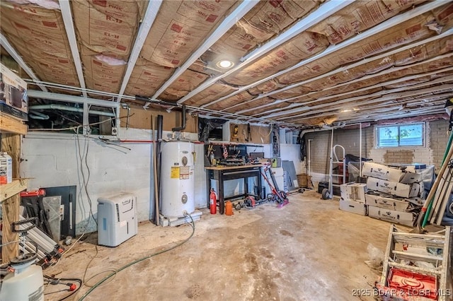 54 White Rock Ln, Sunrise Beach, MO 65079 - below grade area featuring water heater