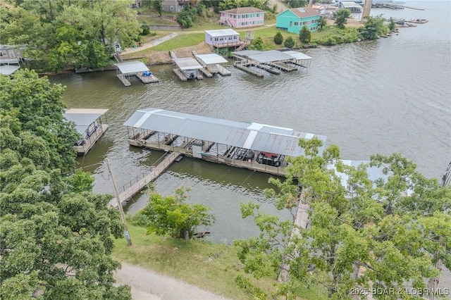 54 White Rock Ln, Sunrise Beach, MO 65079 - aerial view of a large body of water