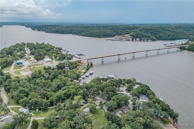 54 White Rock Ln, Sunrise Beach, MO 65079 - aerial view of a nearby body of water