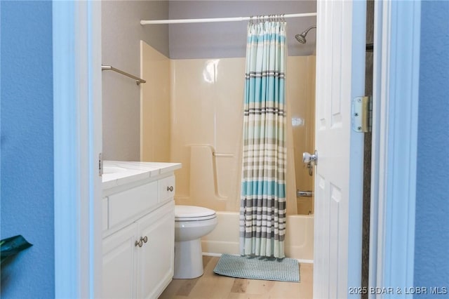 46 Aqua Fin Dr Unit 4A, Lake Ozark, MO 65049 - bathroom featuring shower / tub combo with curtain and vanity