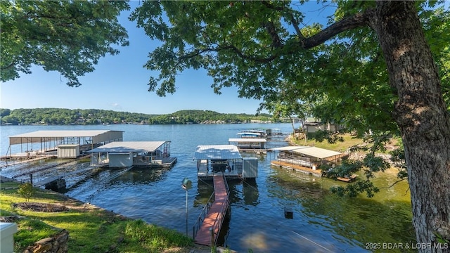 161 Tanglewood Dr, Camdenton, MO 65020 - dock area with a water view