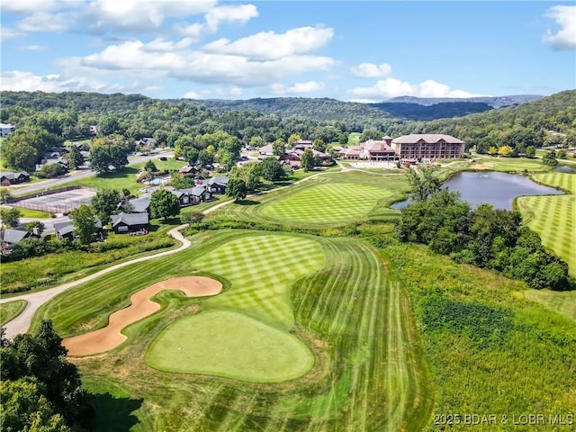 110 Golf View Dr, Camdenton, MO 65020 - aerial view of residential area featuring a water and mountain view and a golf club
