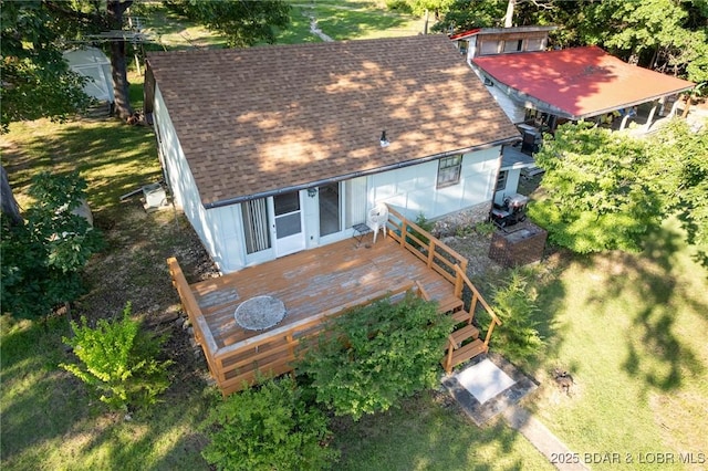 4230 Fox Hollow Ln, Stover, MO 65078 - view from above of property