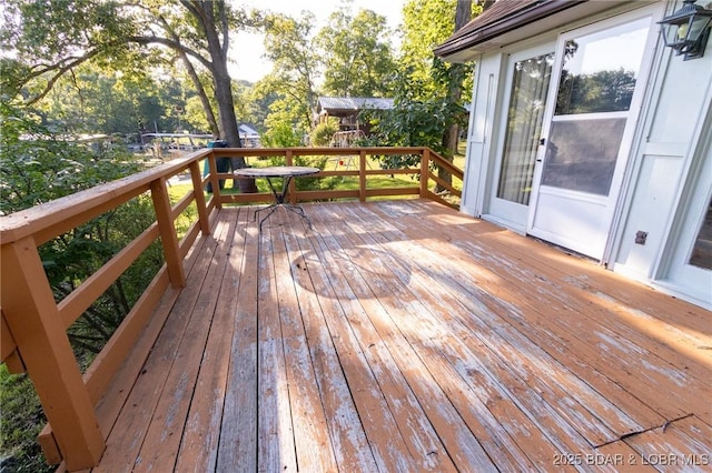 4230 Fox Hollow Ln, Stover, MO 65078 - view of deck