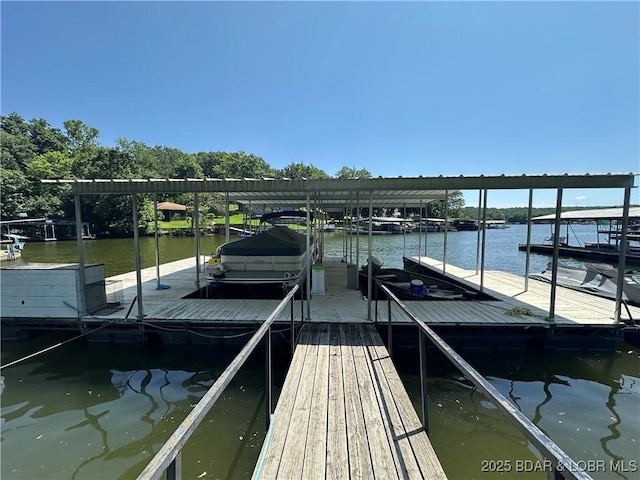 30024 Hawaii Rd, Gravois Mills, MO 65037 - dock featuring a water view