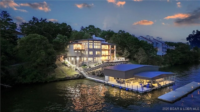 777 Malibu Rd, Osage Beach, MO 65065 - dock with a water view