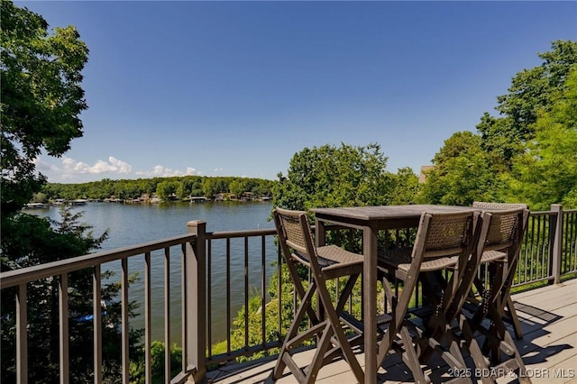 30310 Old Peony Rd, Gravois Mills, MO 65037 - balcony with a water view