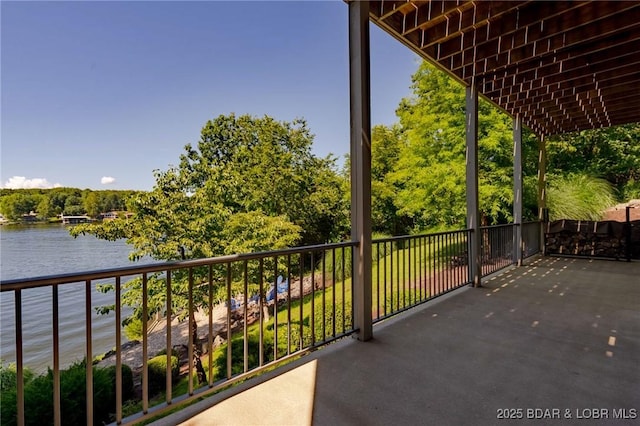 30310 Old Peony Rd, Gravois Mills, MO 65037 - balcony featuring a water view