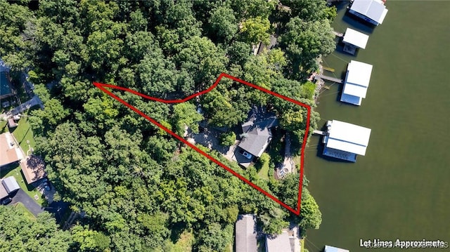 30310 Old Peony Rd, Gravois Mills, MO 65037 - aerial overview of property's location featuring property boundaries highlighted