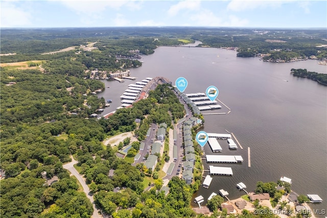 708 Harbour Towne Dr Unit E-708, Lake Ozark, MO 65049 - bird's eye view of a nearby body of water