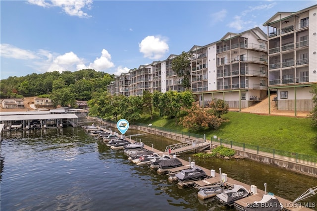 708 Harbour Towne Dr Unit E-708, Lake Ozark, MO 65049 - dock with a water view