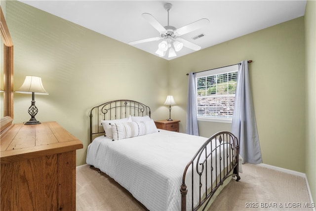 708 Harbour Towne Dr Unit E-708, Lake Ozark, MO 65049 - bedroom with carpet and a ceiling fan