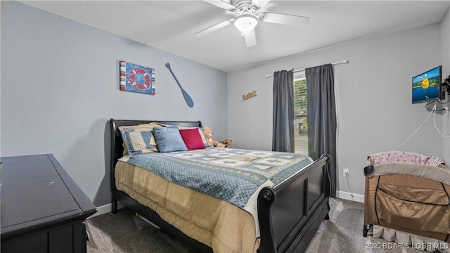 15 Knox Point Cir, Lake Ozark, MO 65049 - bedroom featuring carpet flooring and a ceiling fan
