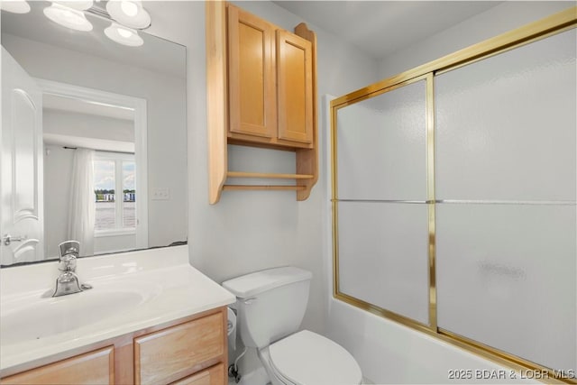 1129 Beacon Pointe Cir, Lake Ozark, MO 65049 - bathroom featuring vanity and shower / bath combination with glass door