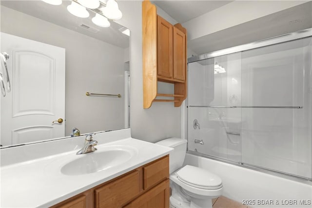 1129 Beacon Pointe Cir, Lake Ozark, MO 65049 - bathroom with vanity and enclosed tub / shower combo