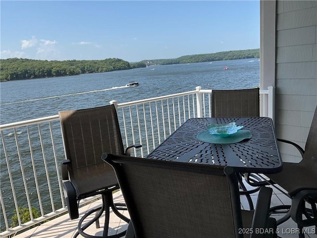757 Malibu Rd Unit 101B, Osage Beach, MO 65065 - balcony featuring a water view