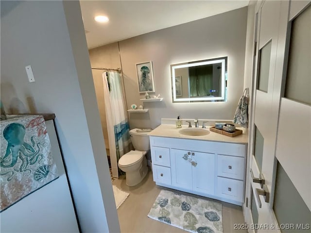 757 Malibu Rd Unit 101B, Osage Beach, MO 65065 - full bath with vanity and a shower with shower curtain