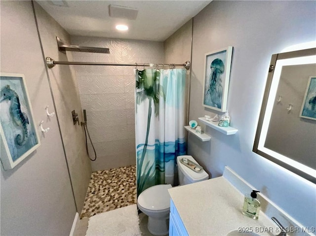 757 Malibu Rd Unit 101B, Osage Beach, MO 65065 - full bathroom with a tile shower and vanity