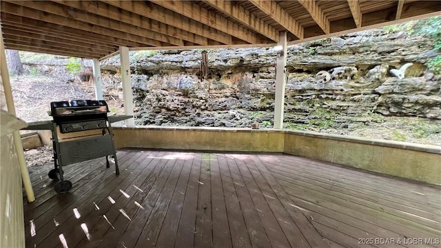2096 Birchwood Ln, Osage Beach, MO 65065 - wooden deck featuring a grill