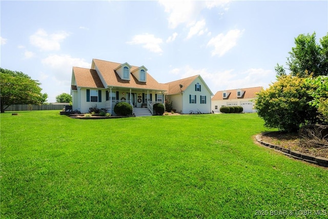 2174 State Road V, Linn Creek, MO 65052 - rear view of house featuring covered porch