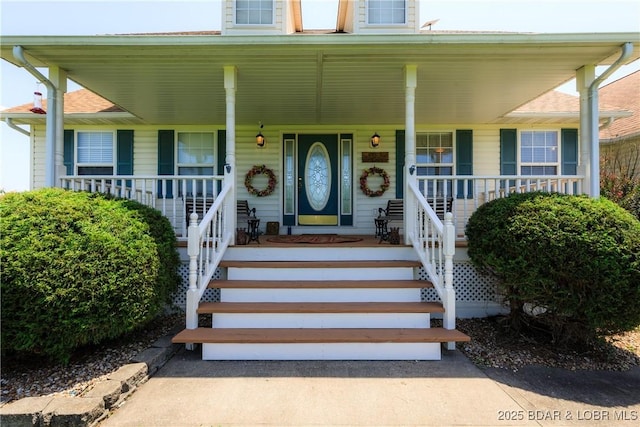 2174 State Road V, Linn Creek, MO 65052 - property entrance with a porch