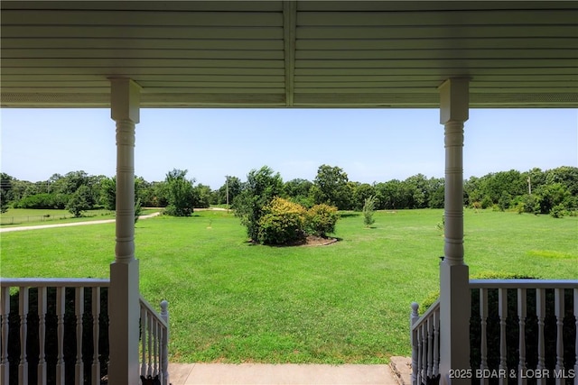 2174 State Road V, Linn Creek, MO 65052 - view of grassy yard with view of scattered trees