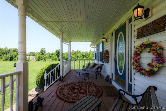 2174 State Road V, Linn Creek, MO 65052 - porch with a lawn