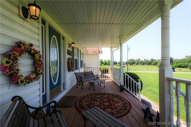 2174 State Road V, Linn Creek, MO 65052 - porch with a lawn