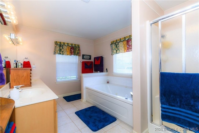 2174 State Road V, Linn Creek, MO 65052 - full bath with healthy amount of natural light, a whirlpool tub, and a shower stall